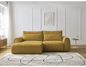 Okrovožltá rohová pohovka Aden – Bobochic Paris