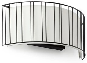 FARO 29310 - Nástenné svietidlo LINDA 2xE27/15W/100-240V biela/čierna
