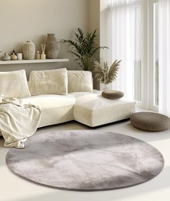 Villeroy & Boch, Kusový koberec Villeroy & Boch 106160 Grey kruh, 200x200 (priemer) kruh, šedá, obývacia izba