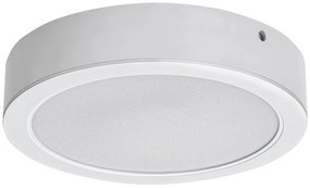RABALUX Zapustené stropné LED svietidlo SHAUN, 24 W, denné biele svetlo, kruhové, biele