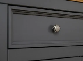 PROXIMA.store - Rustikálna drevená vitrína veľká 4s.2 - BELLUNO ELEGANTE FARBA: grafit - dub