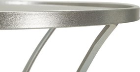 Odkladací stolík Trixy 56 cm strieborný