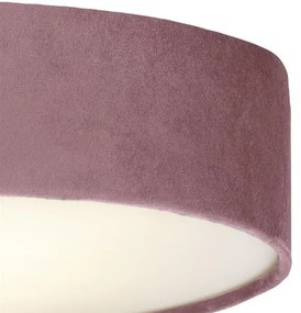 Searchlight 23298-2PI - Stropné svietidlo DRUM PLEAT 2xE27/15W/230V ružová