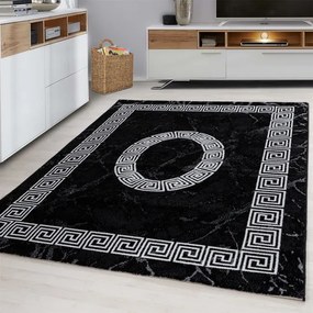 Koberec Plus ornament čierny
