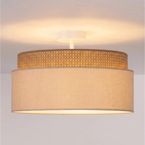 Brilagi - Prisadený luster PADOVA 1xE27/60W/230V, priemer 40 cm, béžový