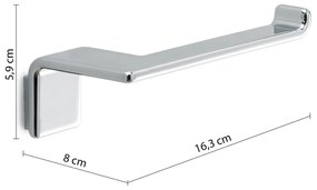 GEDY A92413 Il Giglio držiak toaletného papiera bez krytu, chróm