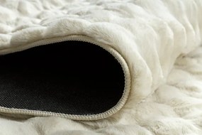 Koberec BUBBLE slonová kosť 12 štrukturálny 3D