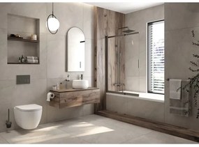 Deante CGRD6ZPW - Závesné WC s sedátkom SoftClose ROUND keramika/biela