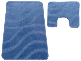 Sada kúpeľňových koberčekov Montana Symphony Blue