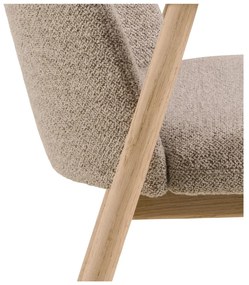 Béžová jedálenská stolička Leo – Actona