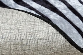 Koberec MIRO 51331.803 zebra, čierny / biely