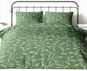 Bavlnené obliečky Homa RENA GREEN 2-dielna sada 140x200 cm