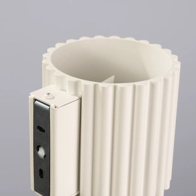 Nástenné svietidlo Aura, 1x béžové hliníkové tienidlo