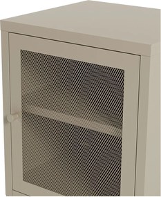 Krémovobiely nočný stolík Fayna – Marckeric