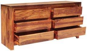 furniture-nabytek.cz - Komoda so zásuvkami z masívu palisander 160x45x80