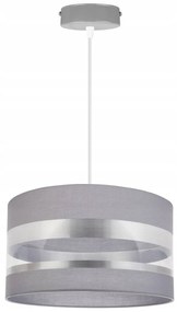 Závesné svietidlo Intense Chrome, 1x textilné tienidlo (výber zo 6 farieb), (výber z 3 farieb konštrukcie), (fi 35cm)