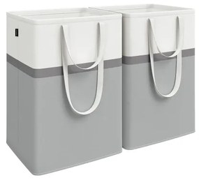 Set dvoch košov na bielizeň 2x110L LCB210G02