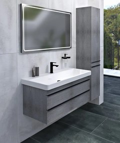 Sapho Sapho, SITIA dvojumývadlová skrinka 116x50x44,1cm, 4x zásuvka, dub Alabama, SI120-2222