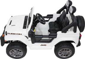 Ramiz Jeep Wrangler Rubicon LIFT elektrické autíčko pre deti biele