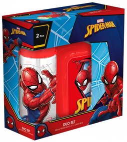 Dětský svačinový set, Spider-man, Marvel, 2ks