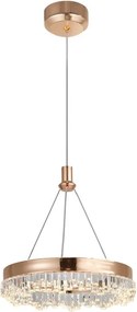 Toolight Toolight, závesné LED svietidlo 20cm, 12W, 3000K, LHJ097-CP, ružové zlato, OSW-60042