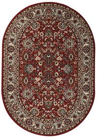 Koberce Breno Kusový koberec PRACTICA ovál 59/CVC, červená, viacfarebná,200 x 290 cm