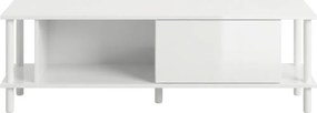 AKCIA TV stolík PARIS 150 cm, biela II. akosť