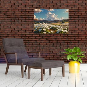 Sklenený obraz - Pokojná krajina (70x50 cm)