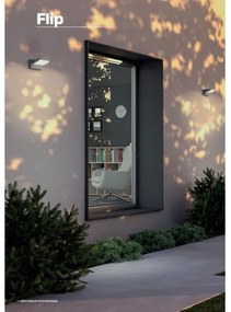 Redo 90715 - vonkajšie nástenné LED svietidlo FLIP LED/40W/230V IP54 antracit