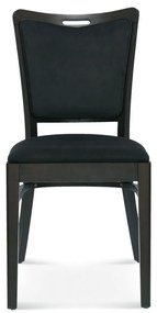 FAMEG Comfy - A-423 - jedálenská stolička Farba dreva: buk štandard, Čalúnenie: koža L1