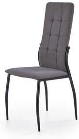 Jedálenská stolička K-334, čierna-sivá