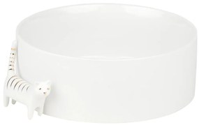 Biela porcelánová miska CAT
