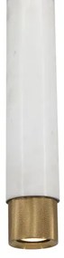 Luster na lanku Marble white/brass 1xGU10/8W/230V
