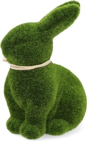 Dekoratívna figúrka POLY v tvare veľkonočného zajaca, zelená 965269