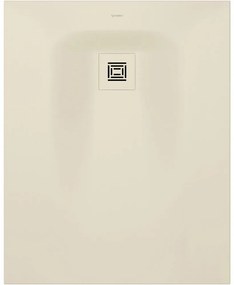DURAVIT Sustano obdĺžniková sprchová vanička z materiálu DuraSolid, Antislip, 1000 x 800 x 30 mm, krémová matná, 720273620000000