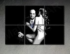 Ručne maľovaný POP Art obraz SOPRANOS | rôzne rozmery