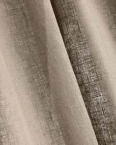 Záves so systémom FLEX (dvojité spony flex) farba produktu béžová látka polopriehľadný, zapletaná