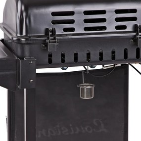 DEMA Plynový gril záhradný 2+1 horáky 8,7 kW Louisiana