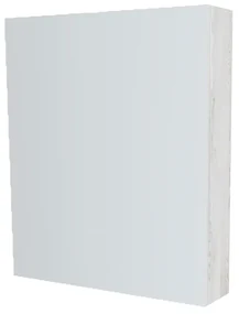 Mereo, Mereo Kúpeľňová zrkadlová skrinka 60 cm, galerka, 1x dvierka ľavá, Multidecor, White Loft Pine, MER-CN798G61WLP1
