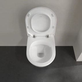 Villeroy & Boch 5614R201 - Závesné WC s toaletným sedadlom SoftClose SUBWAY keramika/biela