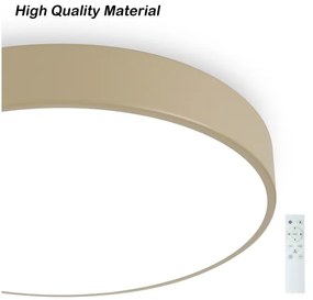 Brilagi - Stmievateľné LED svietidlo POOL SMART LED/48W/230V priemer 40 cm Wi-Fi Tuya béžové s diaľkovým ovládaním