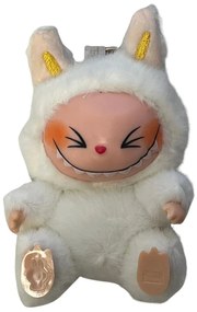 Plyšová figúrka v štýle LABUBU monster - Biela