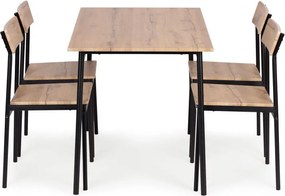 Sada nábytku do jedálne, kuchyne, stôl, 4 stoličky MALMO