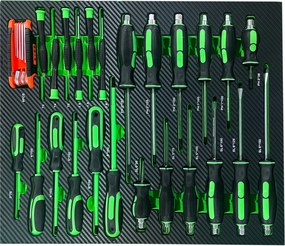 Kovový pojazdný dielenský vozík s 263 nástrojmi a 7 zásuvkami BestBerg BBTC-703T / SPCC steel