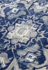 Villeroy & Boch, Kusový koberec Villeroy & Boch 106123 Blue, Cream, 120x170, modrá, obývacia izba