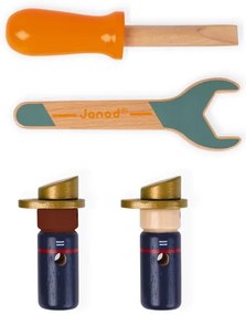 Janod - Drevená stavebnica BRICOKIDS hasičské auto