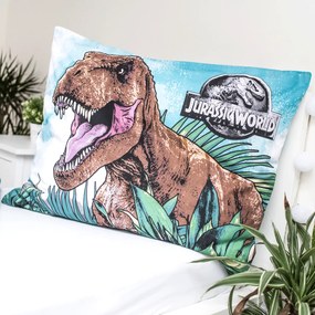 Jerry Fabrics Bavlnené obliečky so svietiacim efektom 140x200 + 70x90 cm - Jurský Svet "Roar"