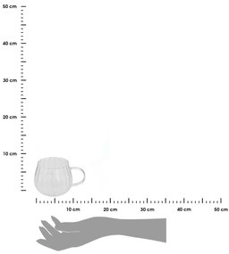 Sklenený hrnček Pumpkin 350 ml