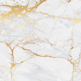 Ozdobný paraván Světle zlatý mramor - 145x170 cm, štvordielny, obojstranný paraván 360°