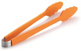 Oranžové silikónové grilovacie kliešte LotusGrill